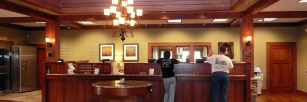 <p>Bank Interior</p> Bank Interior